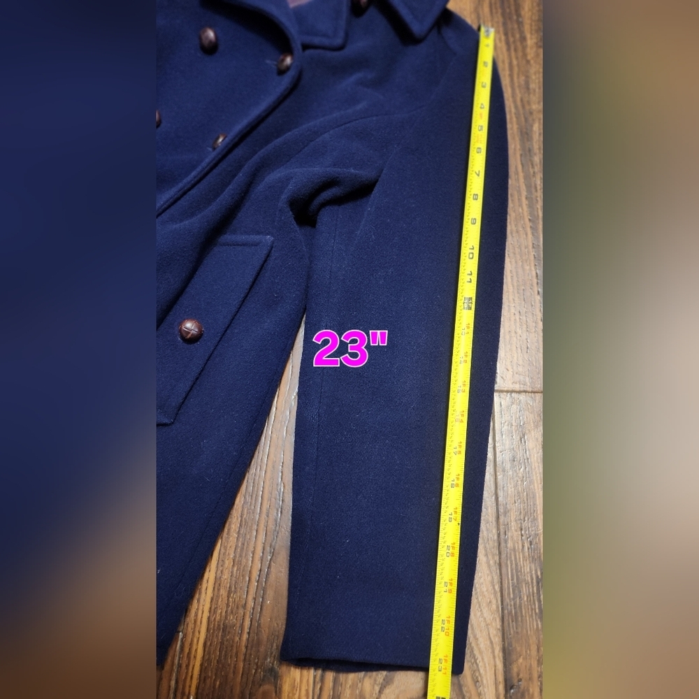 Mackintosh Wool Navy Pea Coat Sz 10 Save 15%! - Picture 4 of 16